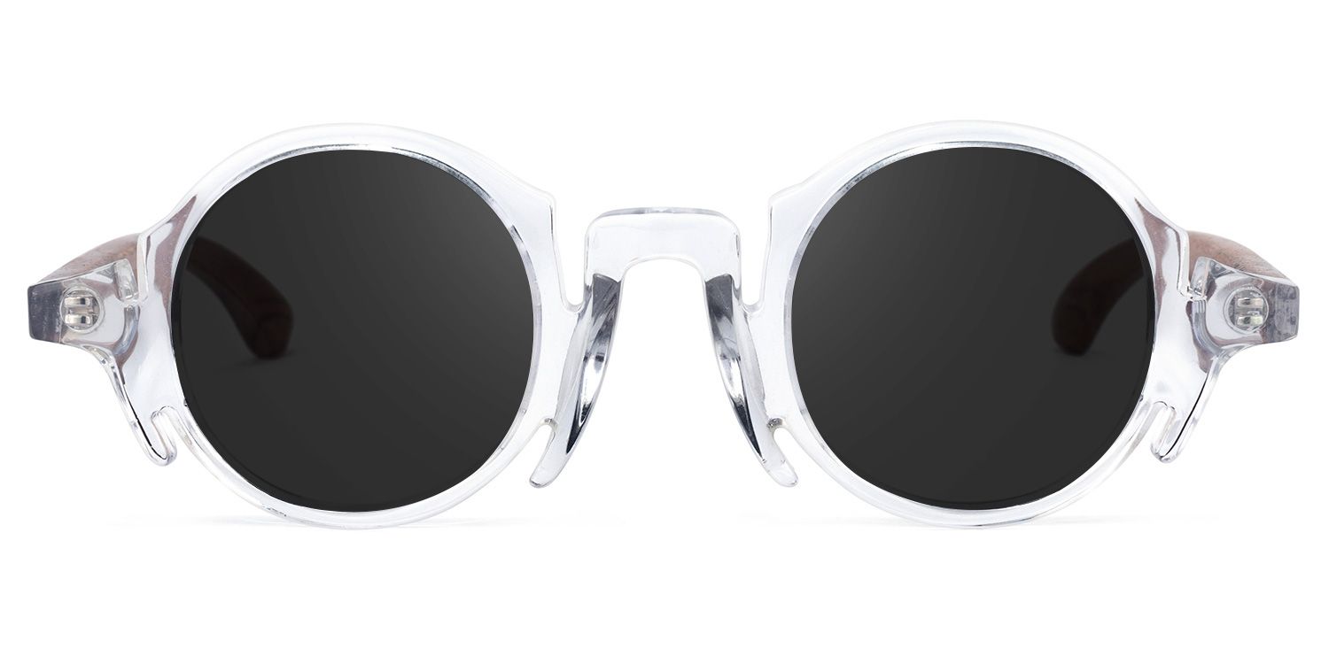 Charlie Clear Frame Sunglasses with Round Style | ZEELOOL CA0