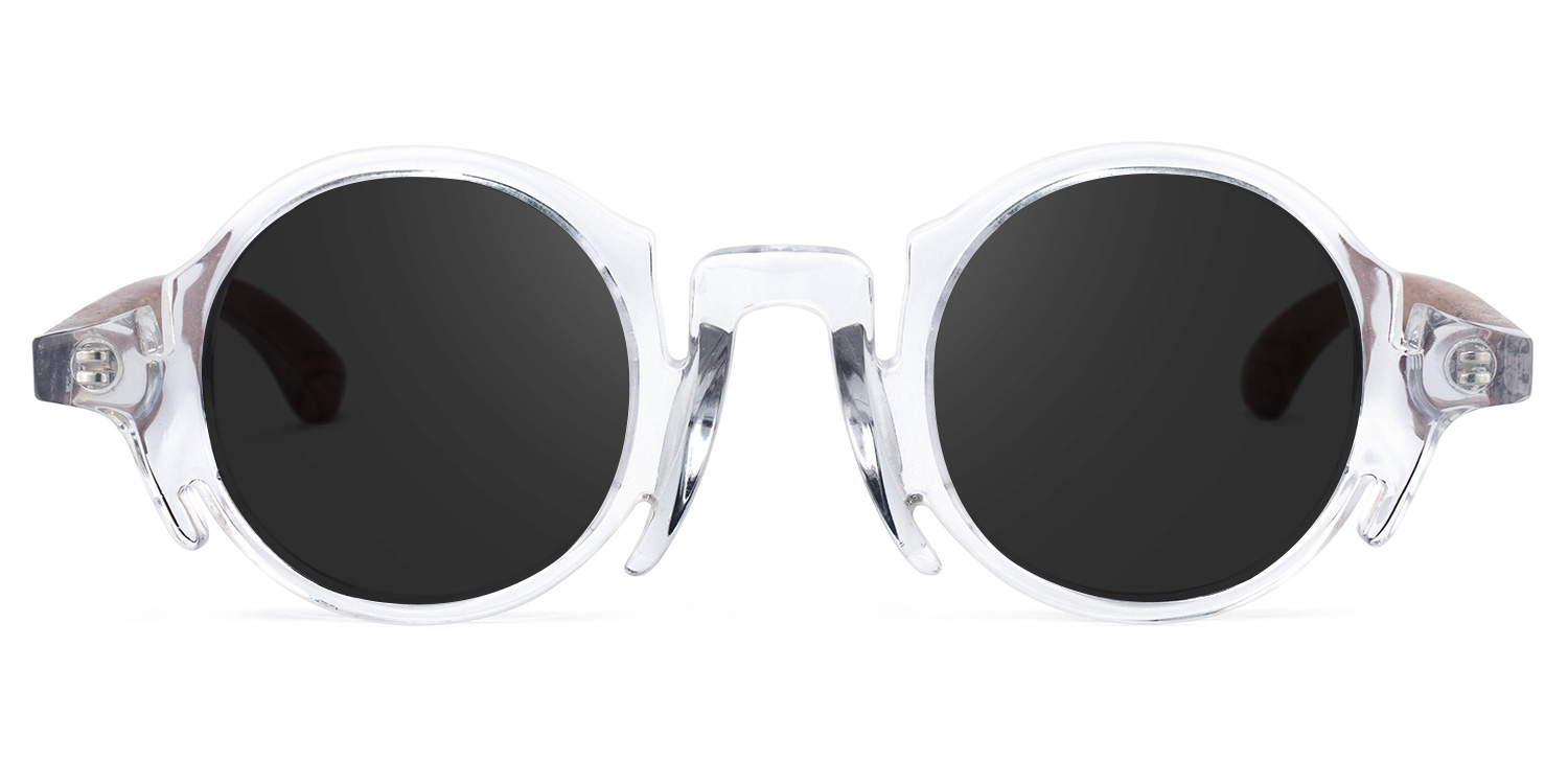 Charlie Round Crystal Sunglasses0