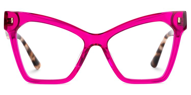 Senica Cateye Purple Glasses