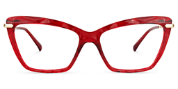 Juliet Cateye Red Glasses0