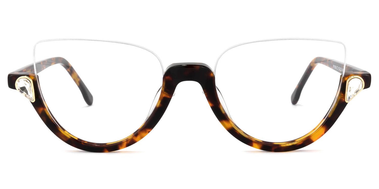 Felicia Tortoise Cat-Eye Frame Glasses | ZEELOOL Canada0