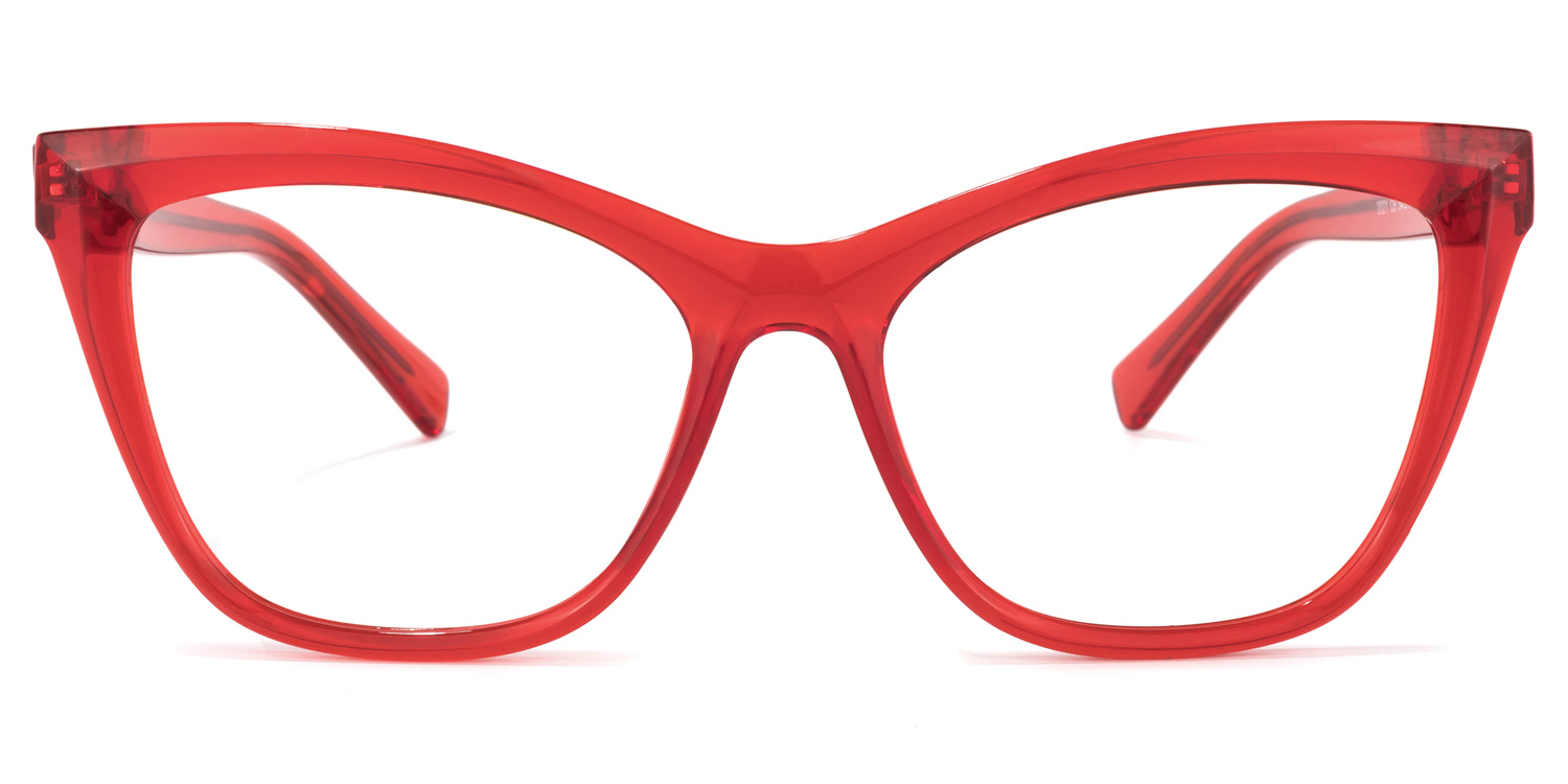 Raegan Cateye Red Glasses | ZEELOOL Canada0