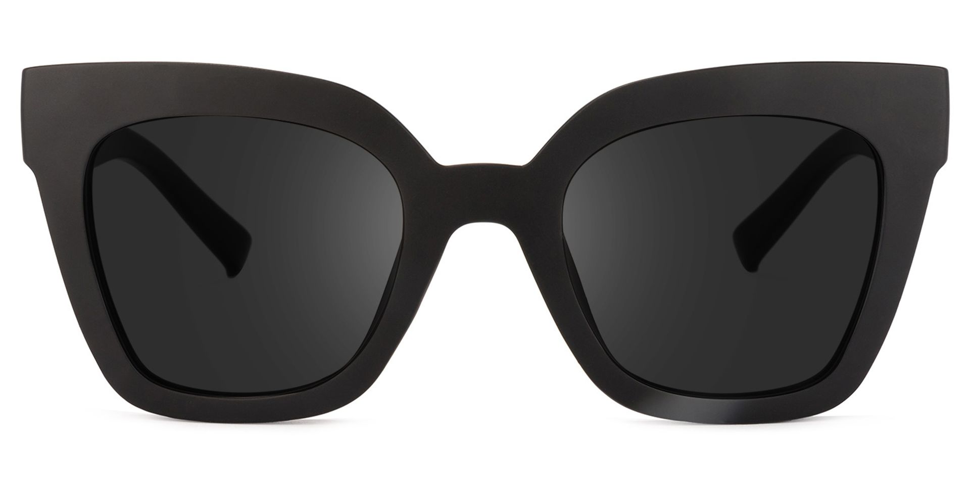 Malcolm Black Sunglasses with Square Frames | ZEELOOL Canada0
