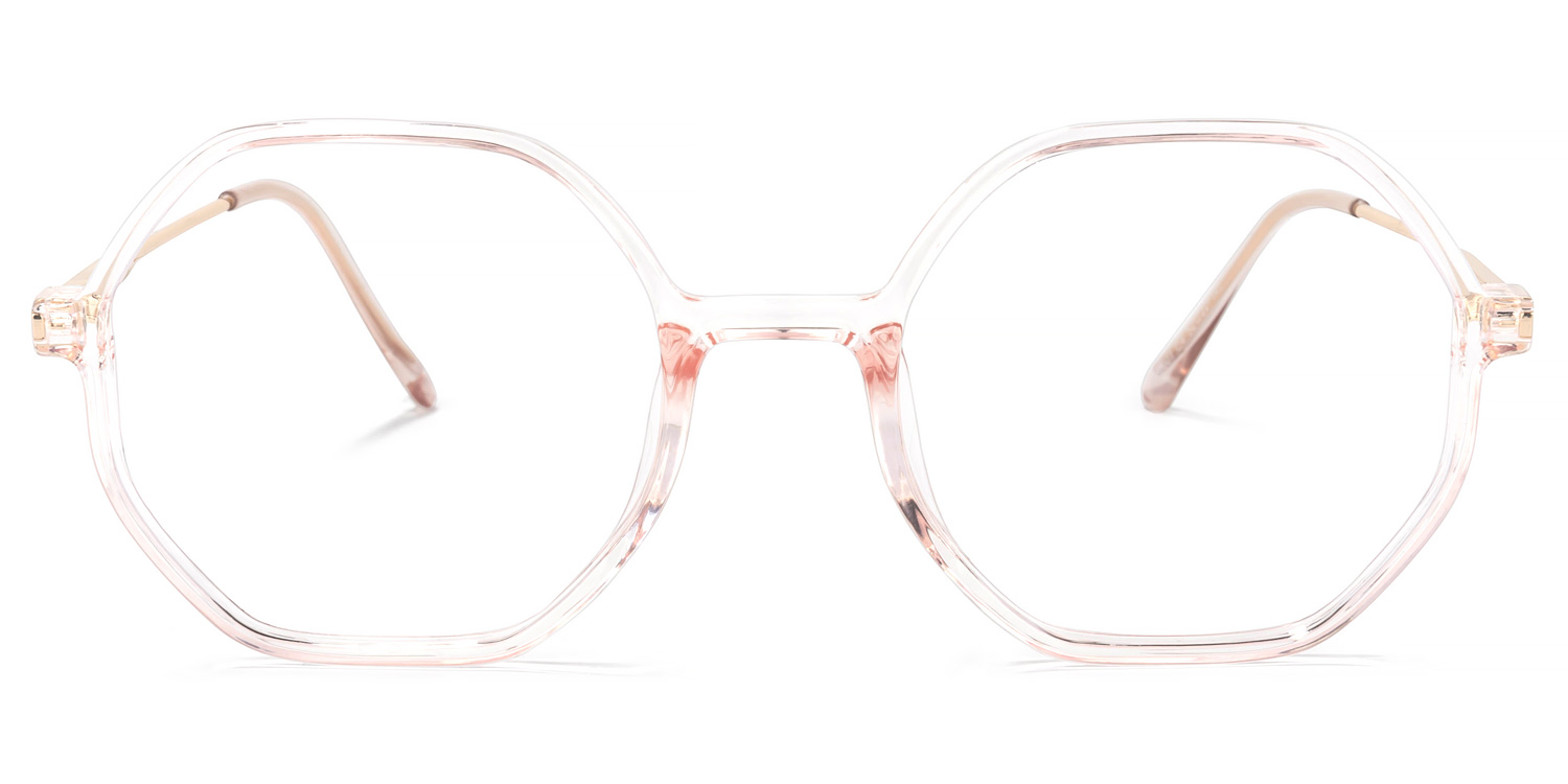 Tanner Geometric Pink Glasses0