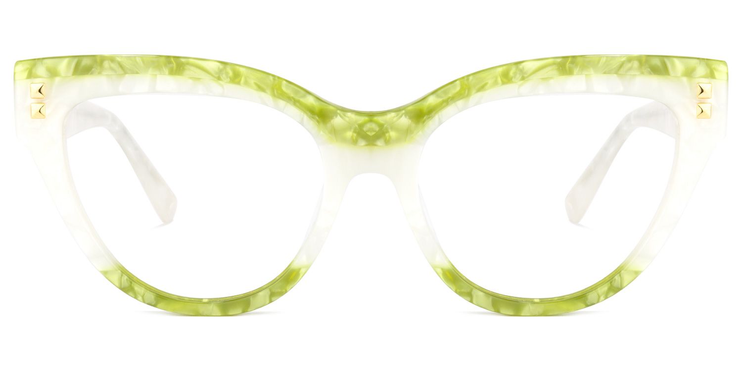 Cascata Cateye Green Glasses | ZEELOOL Canada0