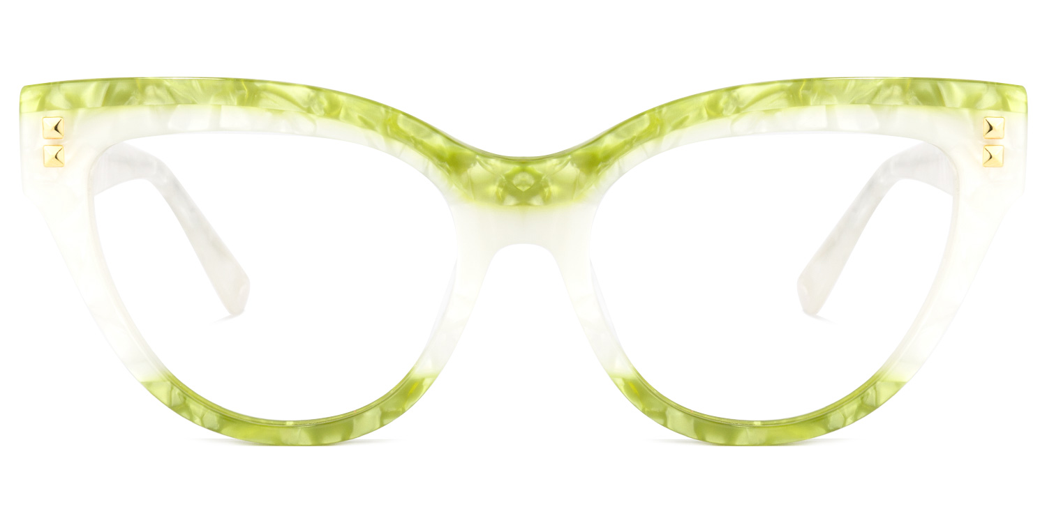 Cascata Cateye Green Glasses | ZEELOOL Canada0