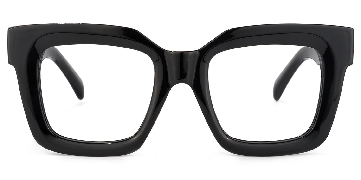 Trinity Square Black Glasses | ZEELOOL Canada0