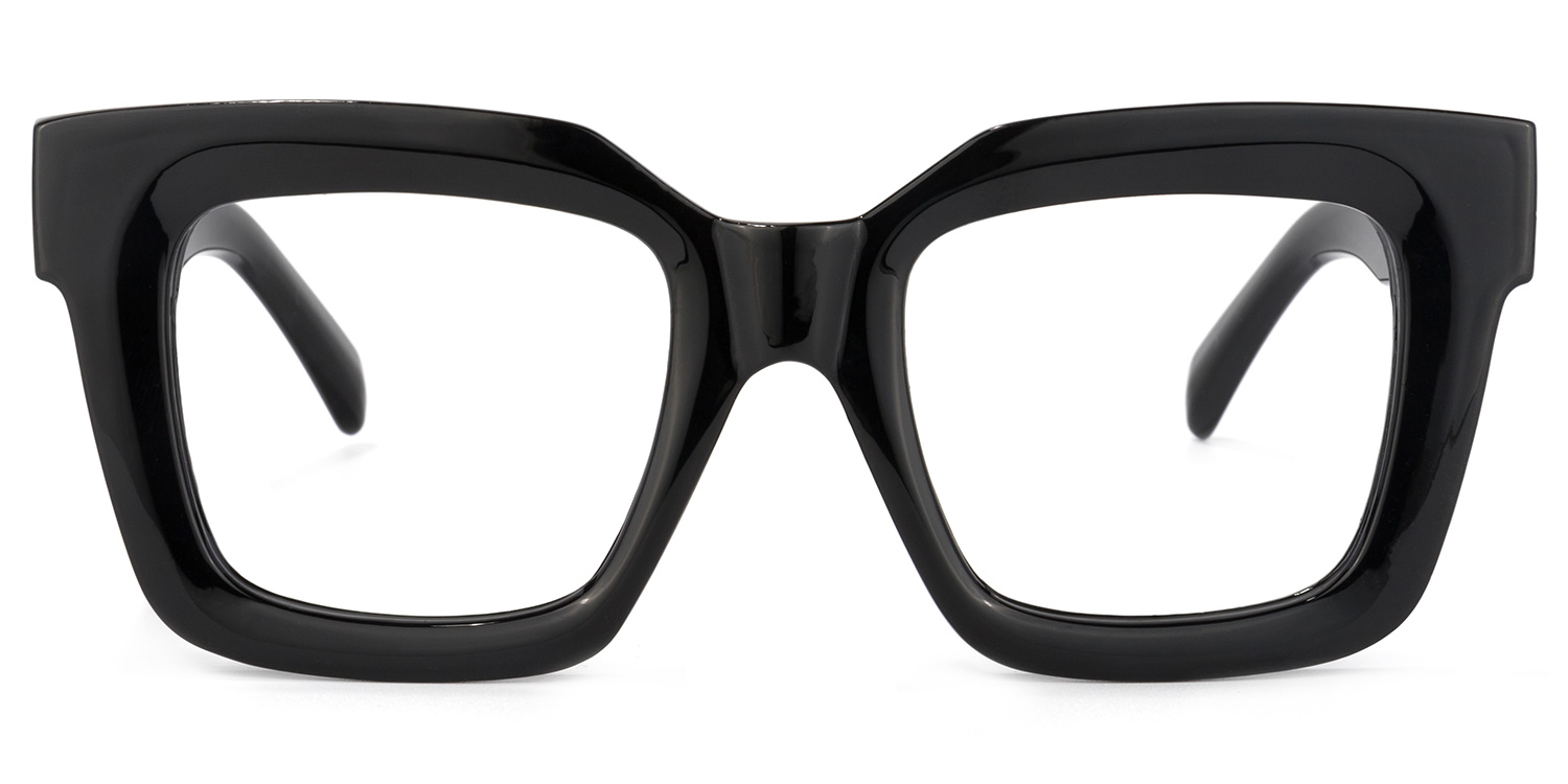 Trinity Square Black Glasses | ZEELOOL Canada0