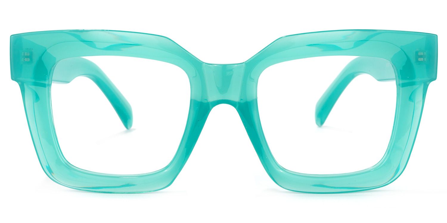 Trinity Square Green Glasses | ZEELOOL Canada0