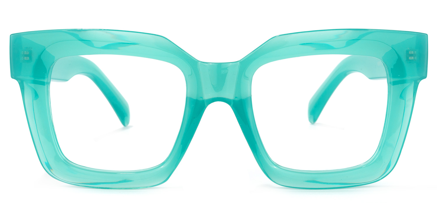 Trinity Square Green Glasses0