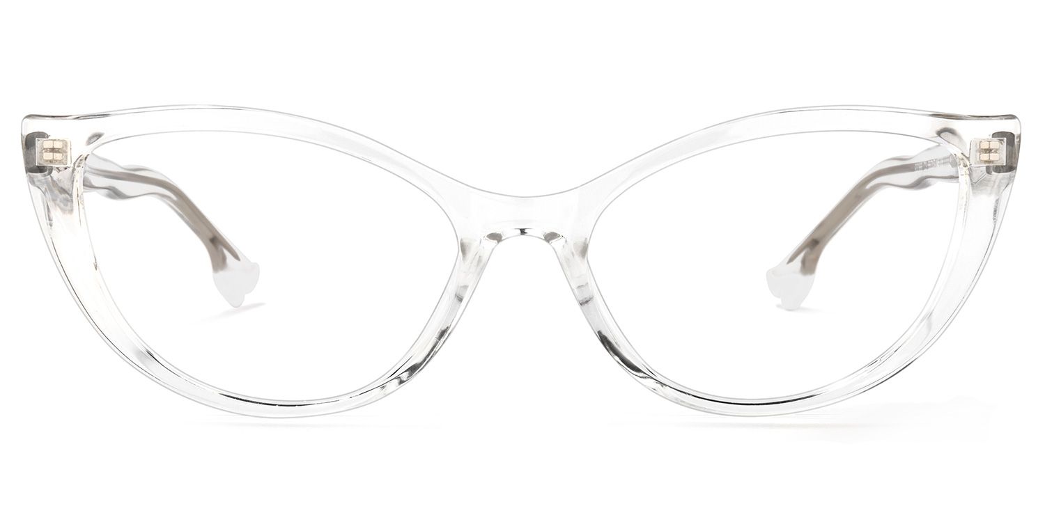 Theodore Cateye Clear Glasses | ZEELOOL Canada0