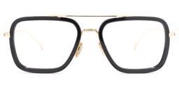 Gifford Aviator Black-Gold Glasses0