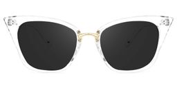 Chandrikar Cat Eye Clear Sunglasses0
