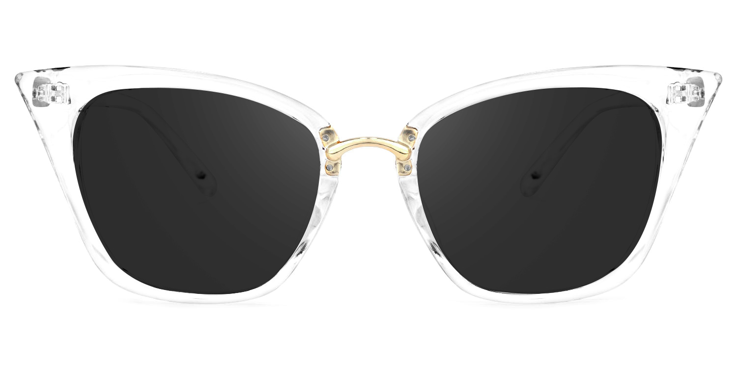 Chandrikar Cat Eye Clear Sunglasses