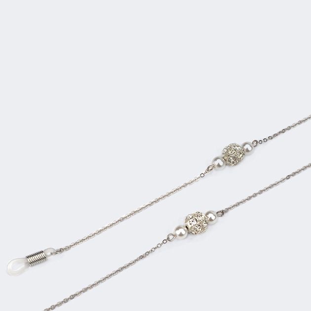 Pearl Silver Eyeglasses Chain-07 | ZEELOOL Canada2
