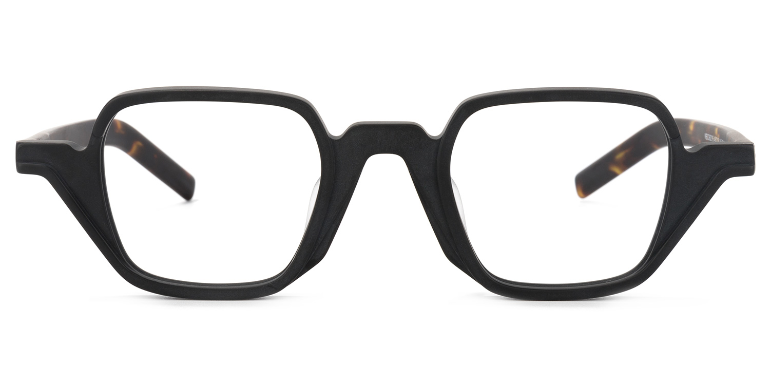 Yasin Square Black Glasses | ZEELOOL Canada0