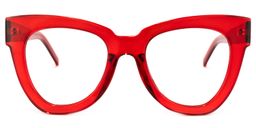 Yaser Cateye Red Glasses0