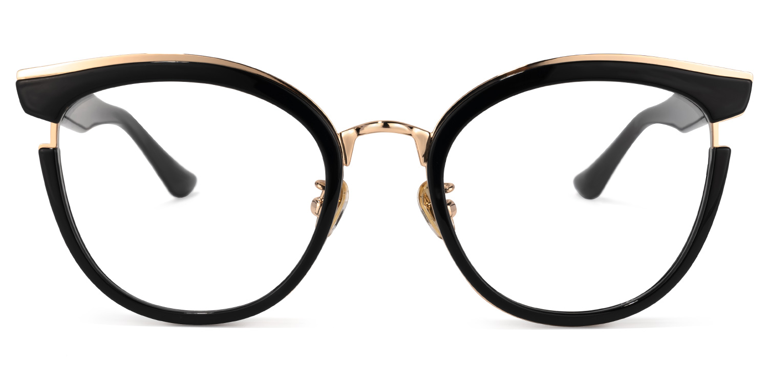 Laraine Cat Eye Black Glasses good-img