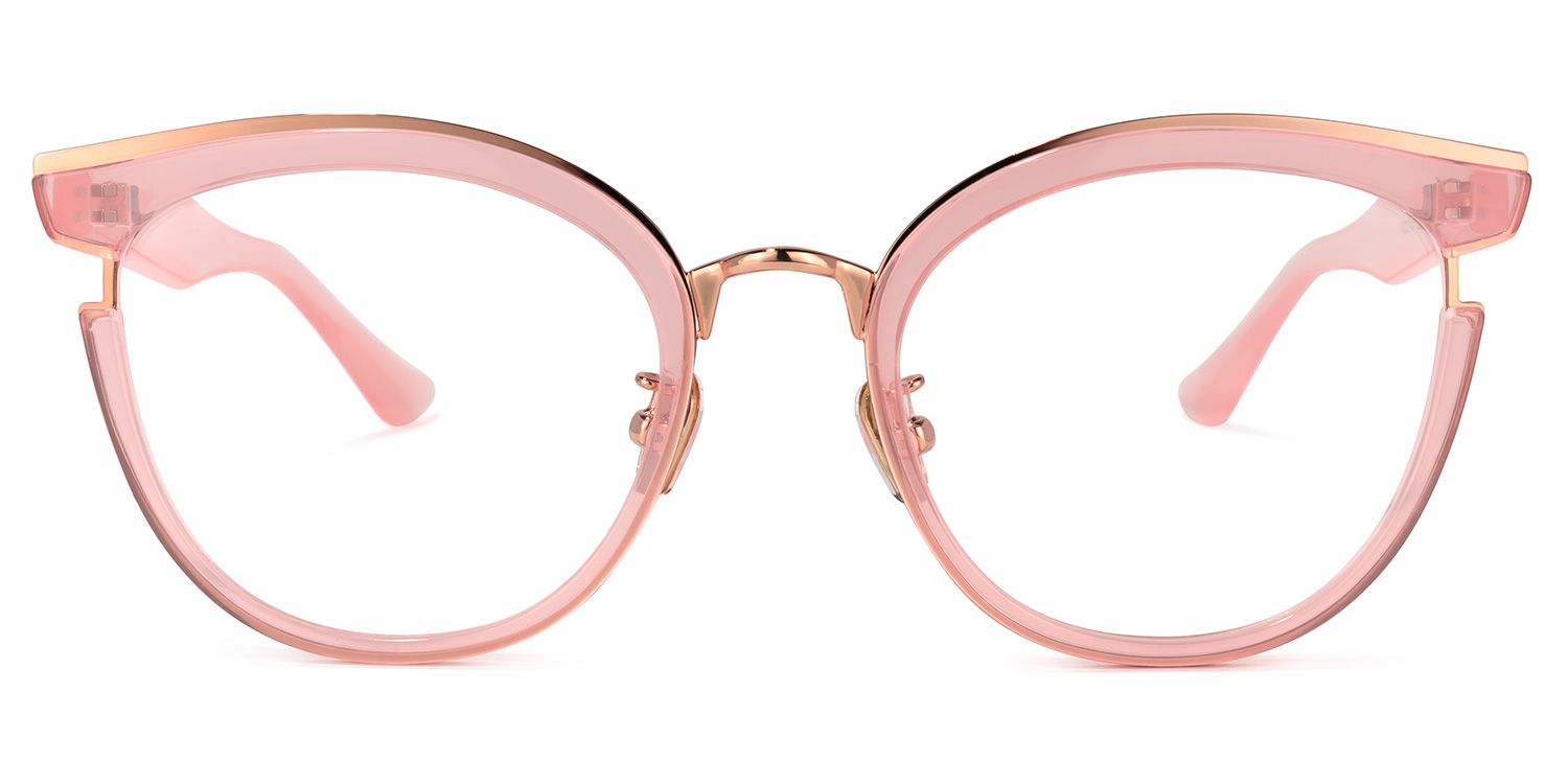 Eleanore Cat Eye Pink Frame Glasses | ZEELOOL Canada0