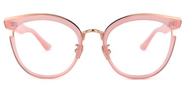 Eleanore Cat Eye Pink Glasses