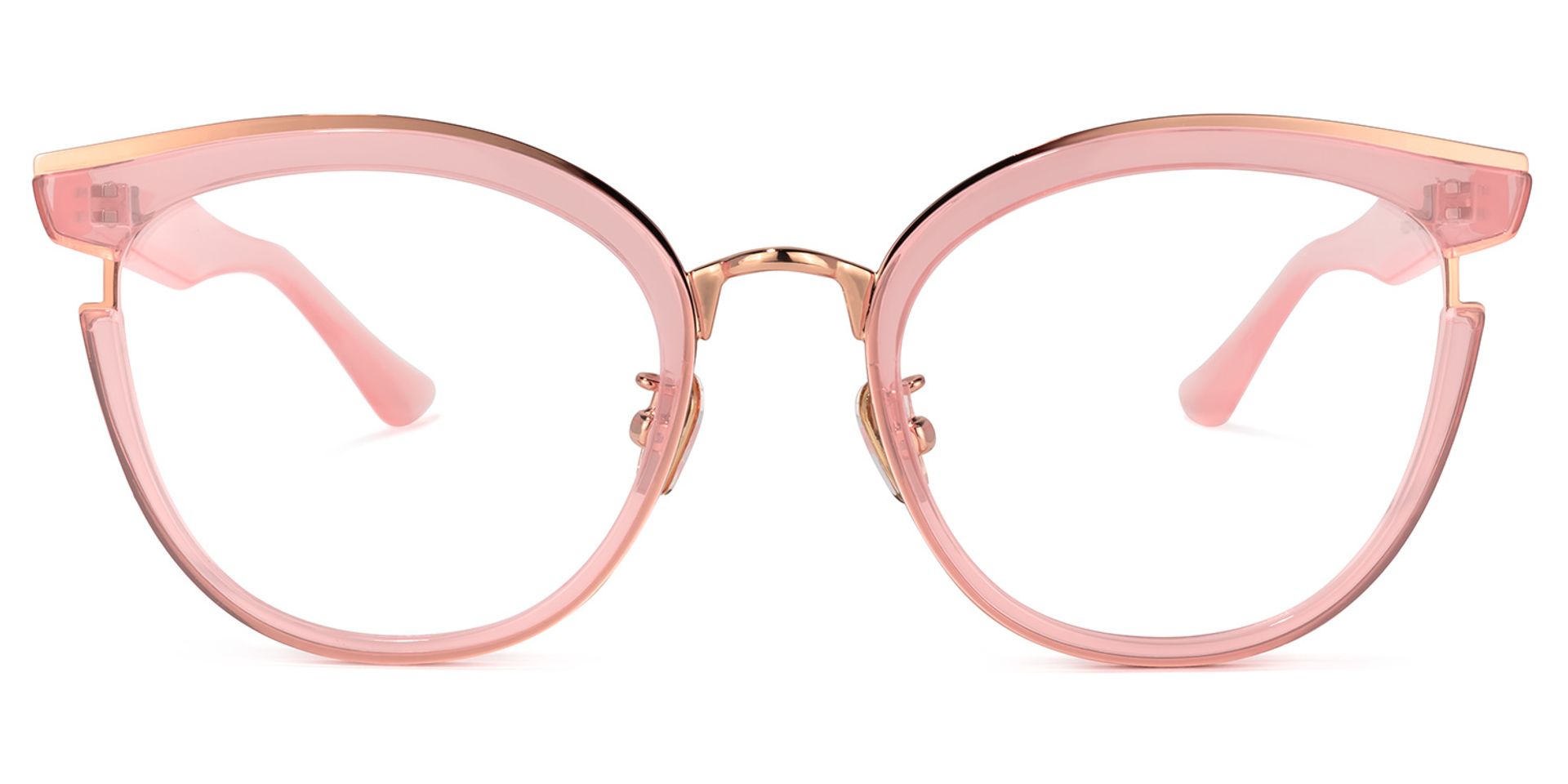 Eleanore Cat Eye Pink Frame Glasses | ZEELOOL Canada0