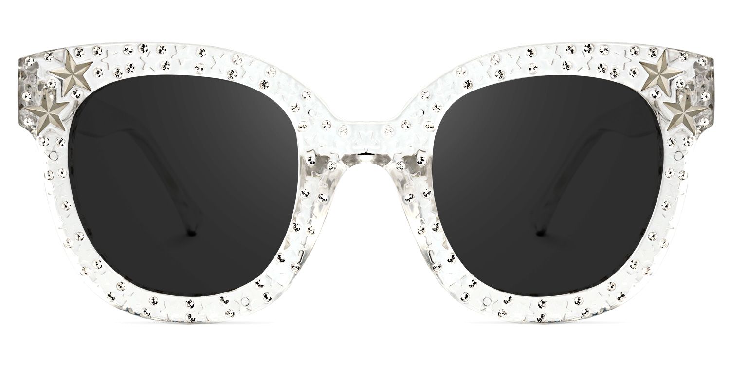 Kahle Cat Eye Sunglasses with Plastic Clear Frames | ZEELOOL CA0