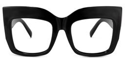 Alberta Cat Eye Black Glasses0