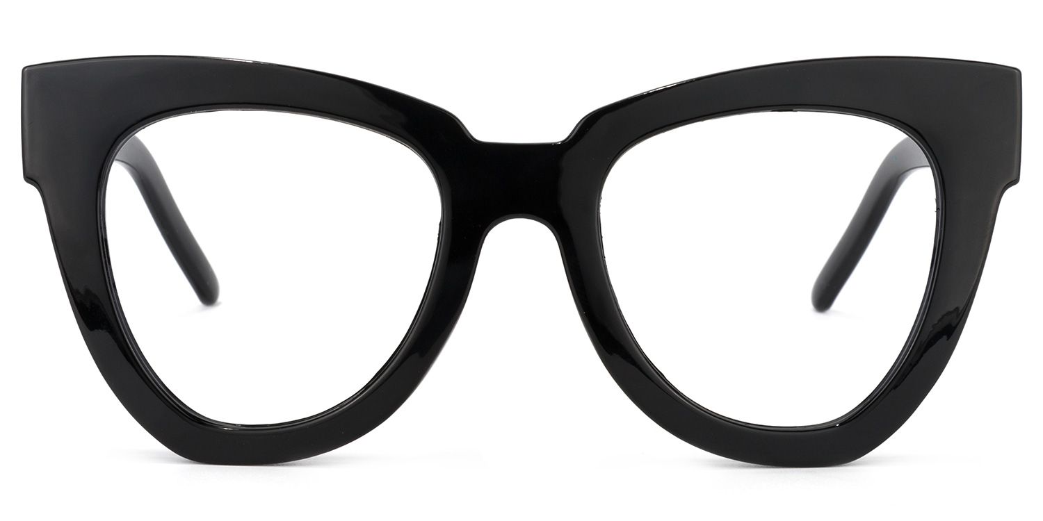 Hassan Cateye Black Glasses | ZEELOOL Canada0
