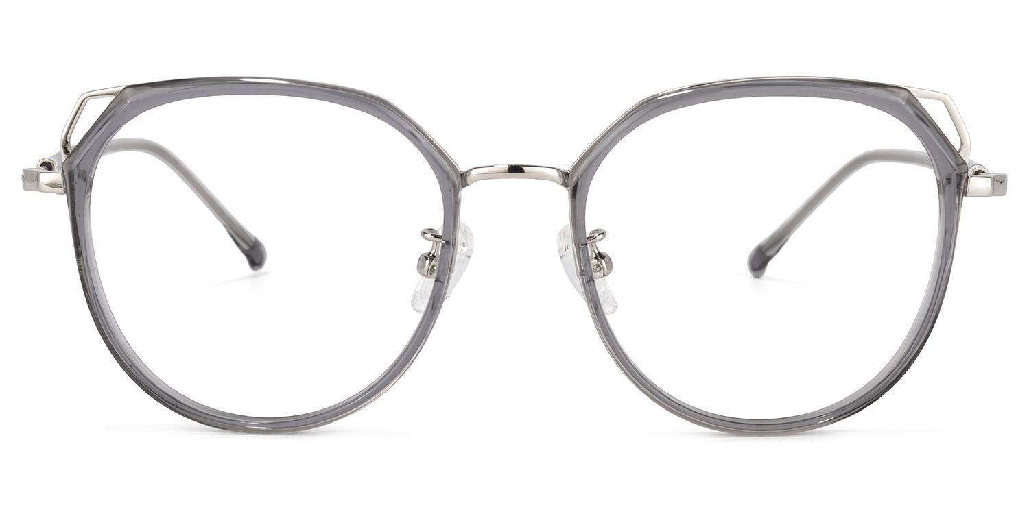 Ofelia Cateye Gray Glasses | ZEELOOL Canada0