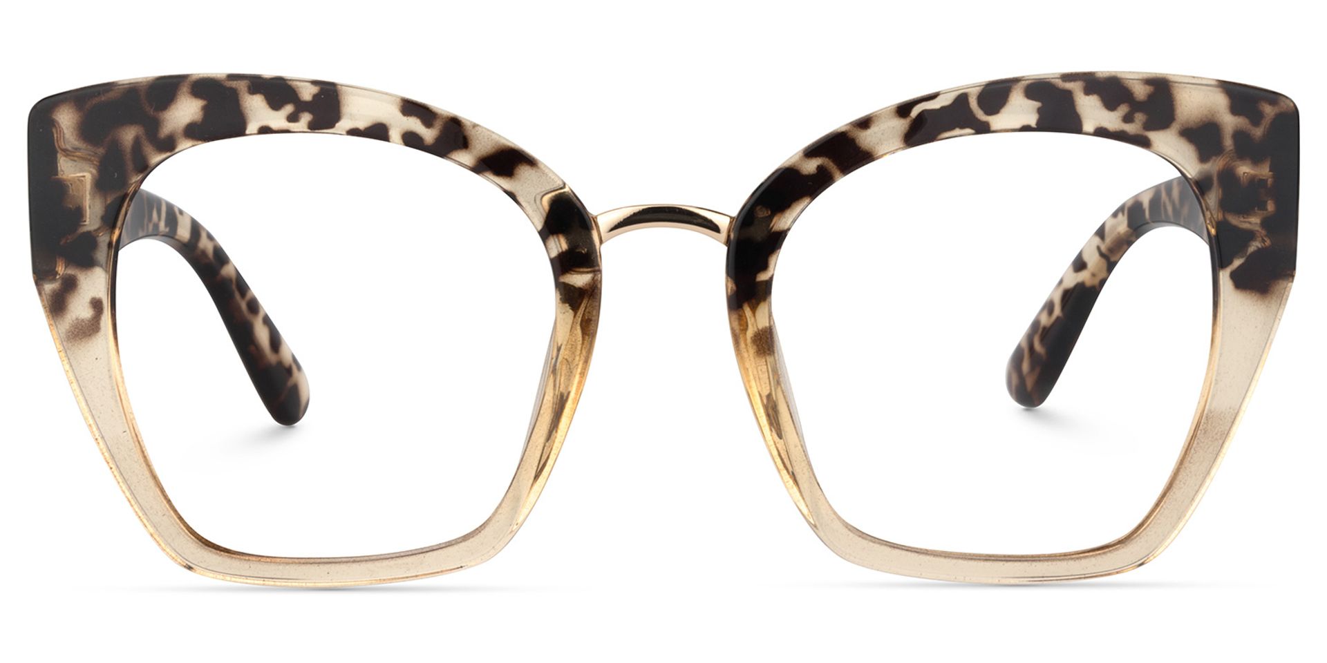 Denis Cat-eye Light Blonde Tortoise Frame Glasses0