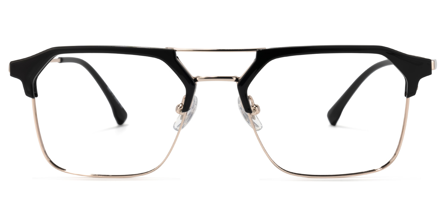Mestey Sqaure Black Glasses | ZEELOOL Canada0