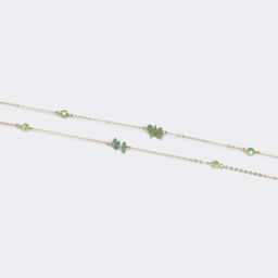 Jade Gold Eyeglasses Chain-093