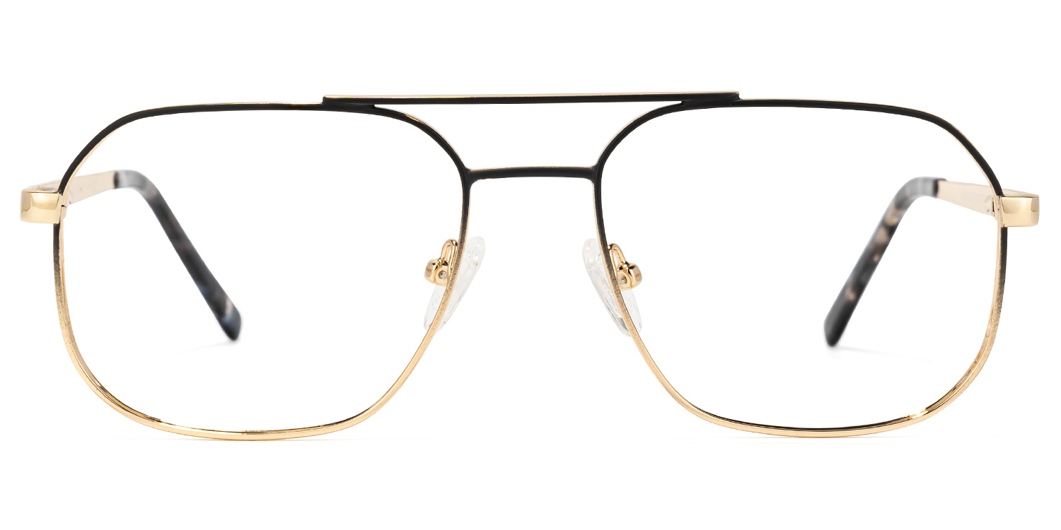 Becci Geometric Black-Gold Glasses | ZEELOOL Canada0