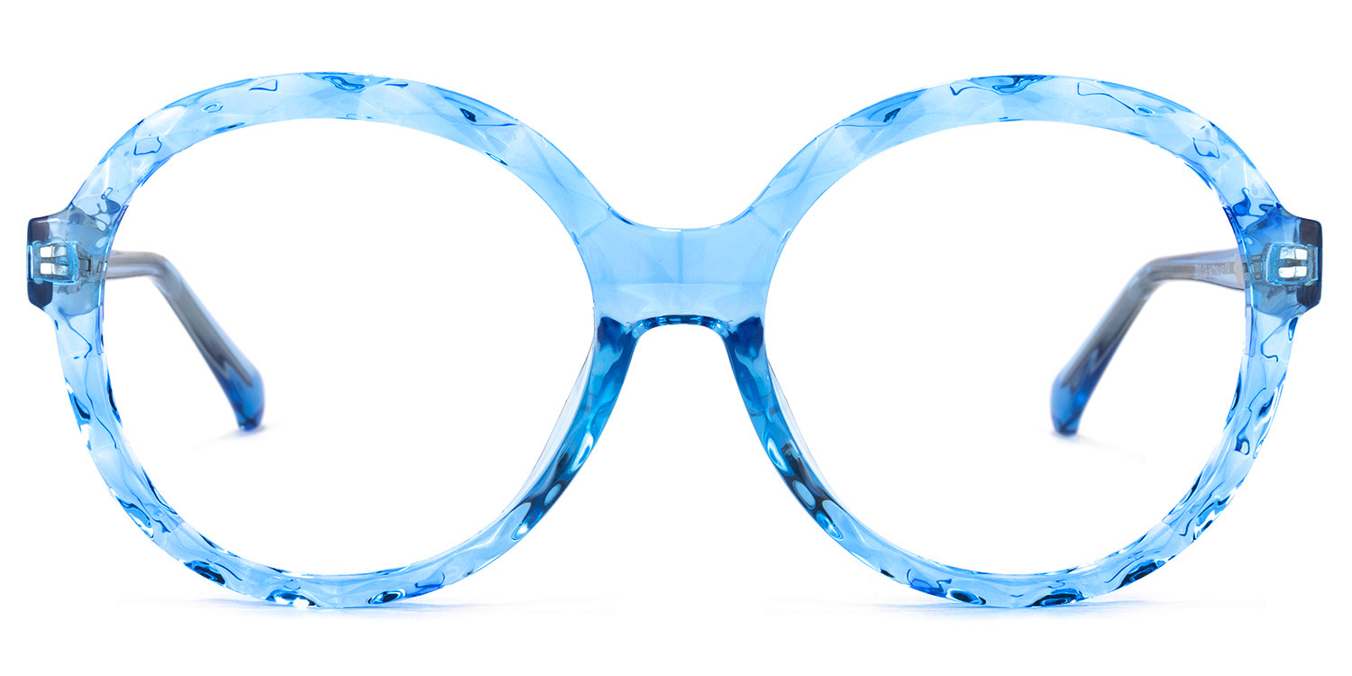 Lila Round Light-Blue Glasses0
