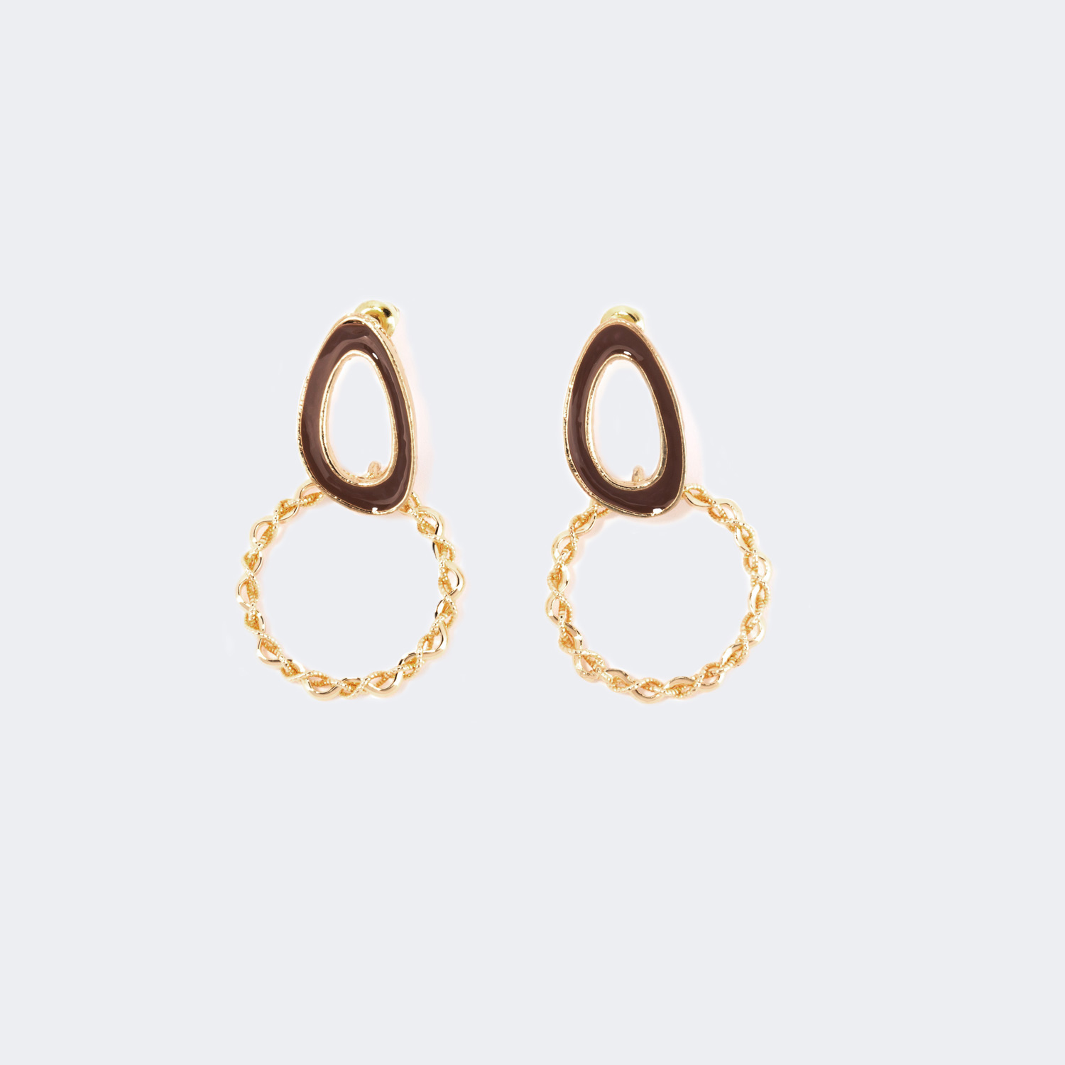 Stylish Twisted Drop Earrings | ZEELOOL Canada1
