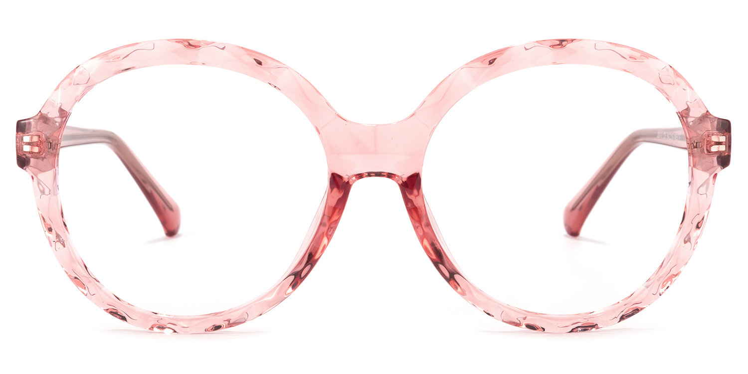 Lila Round Pink Glasses0