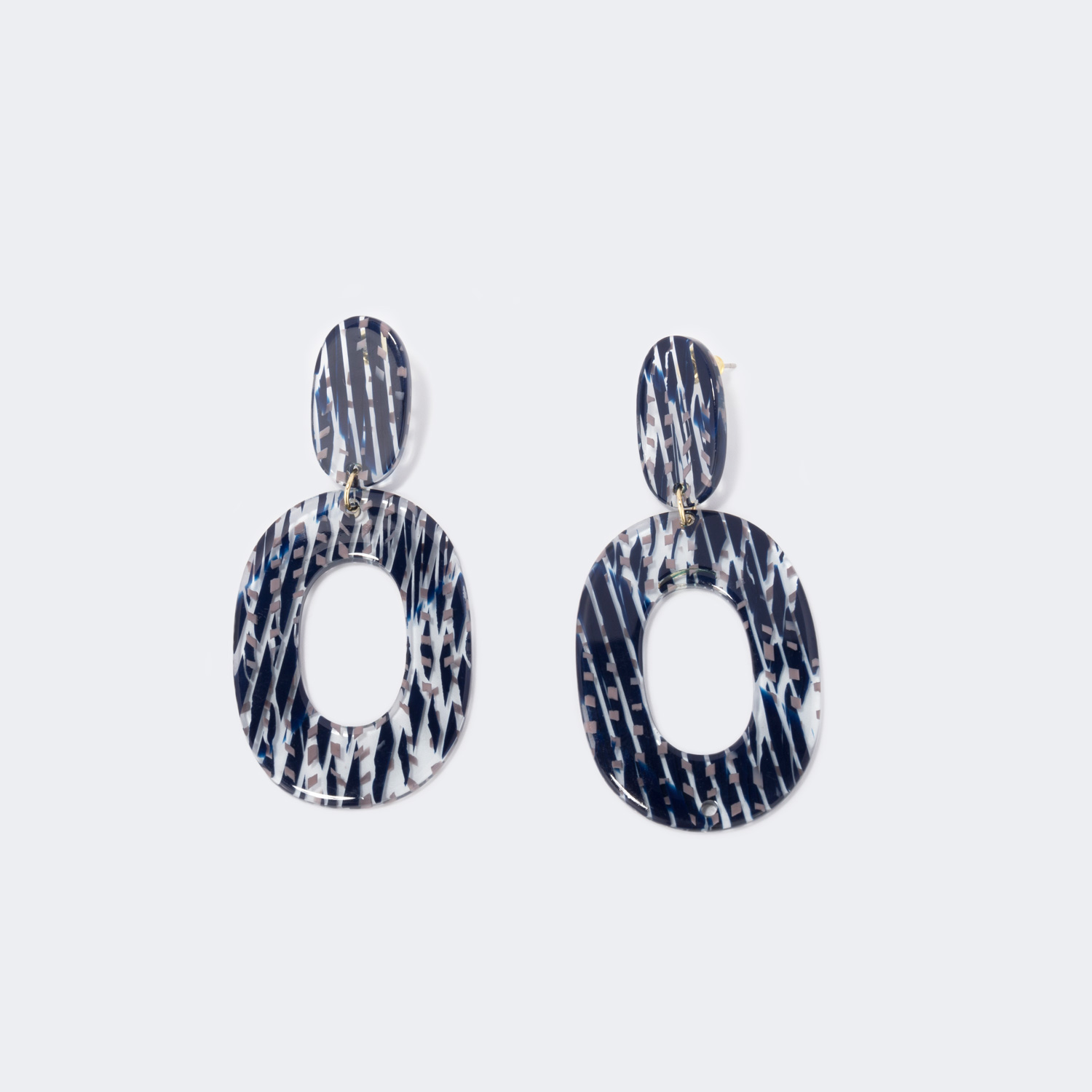Stylish Chunky Acetate Earrings | ZEELOOL Canada1