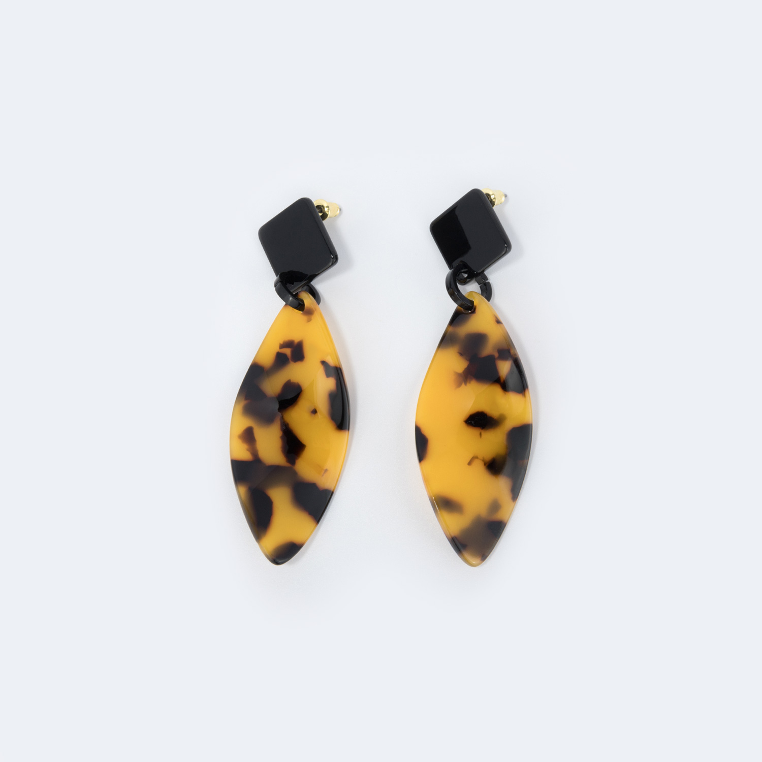 Stylish Geometric Tortoise Earrings | ZEELOOL Canada1