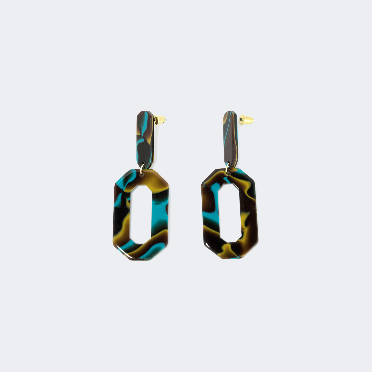 Stylish Geometric Floral Earrings | ZEELOOL Canada1