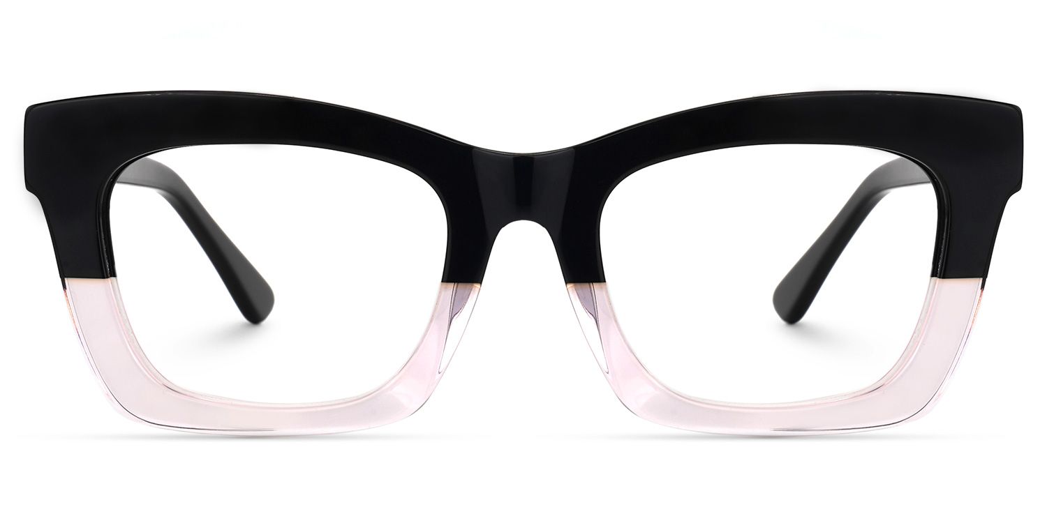 Vargas Square Black-Pink Glasses | ZEELOOL Canada0