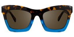Benitez Square Blue Glasses0