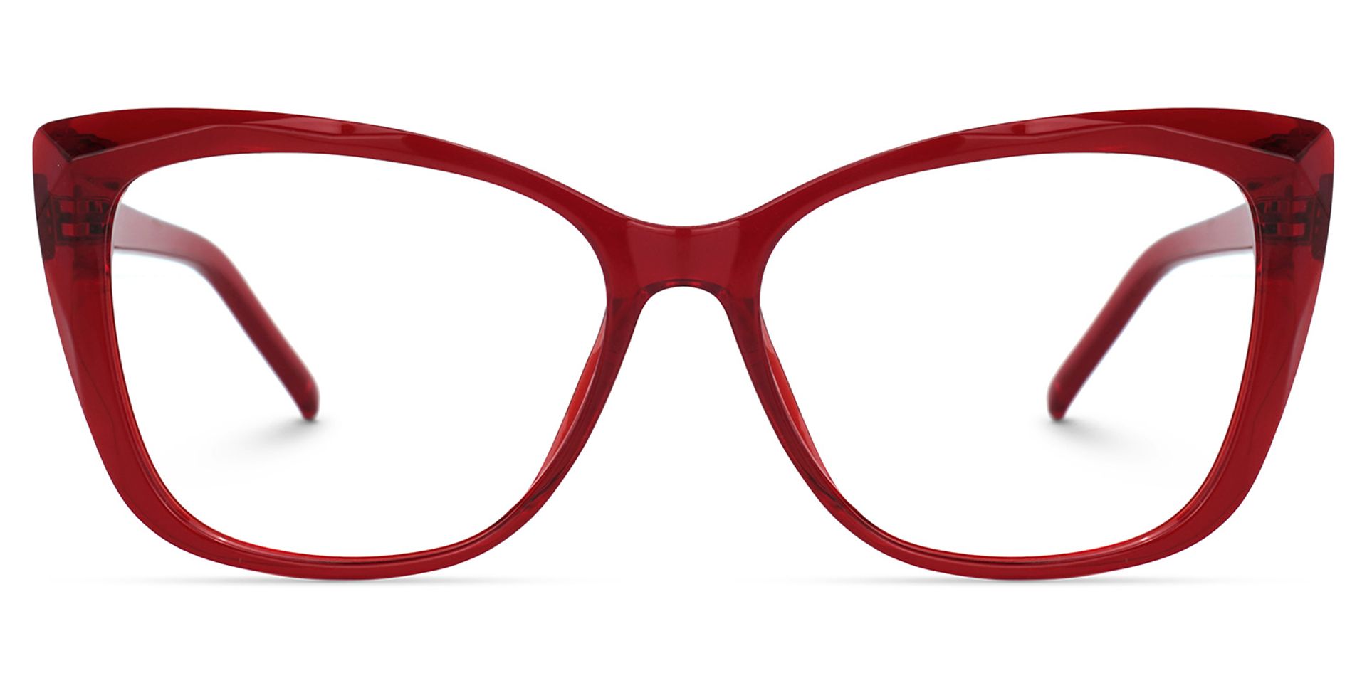 Farris Red Cat eye Frame Glasses for Women | ZEELOOL Canada1