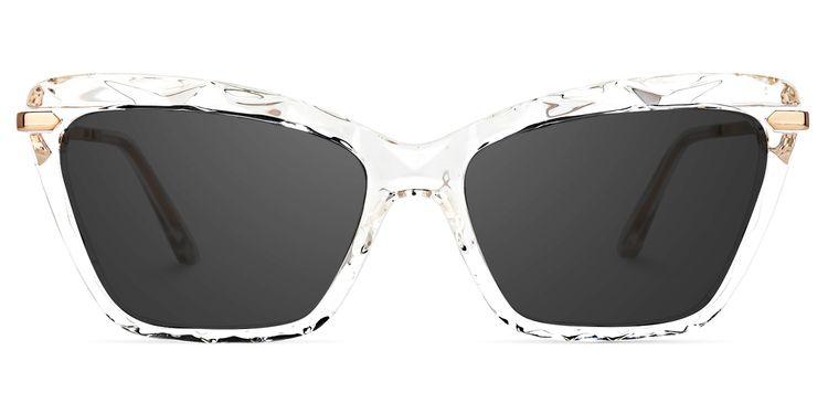 Juliet Clear Rectangle Sunglasses