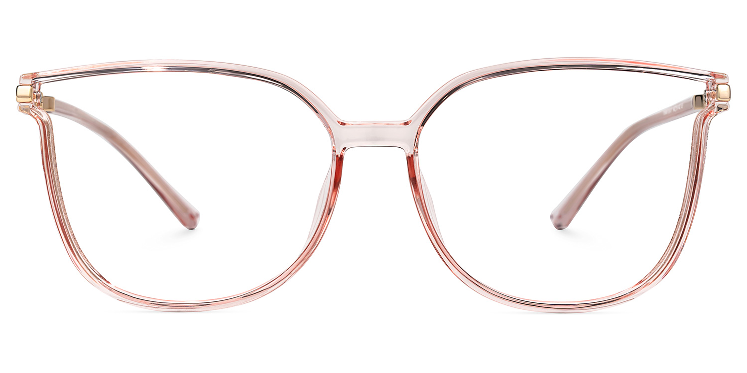 Rodz Light Pink Square Frame Glasses | ZEELOOL Canada1