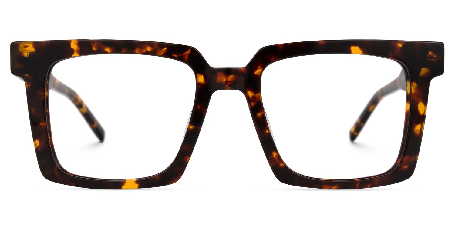Mack Square Yellow-Tortoise Glasses | ZEELOOL Canada0