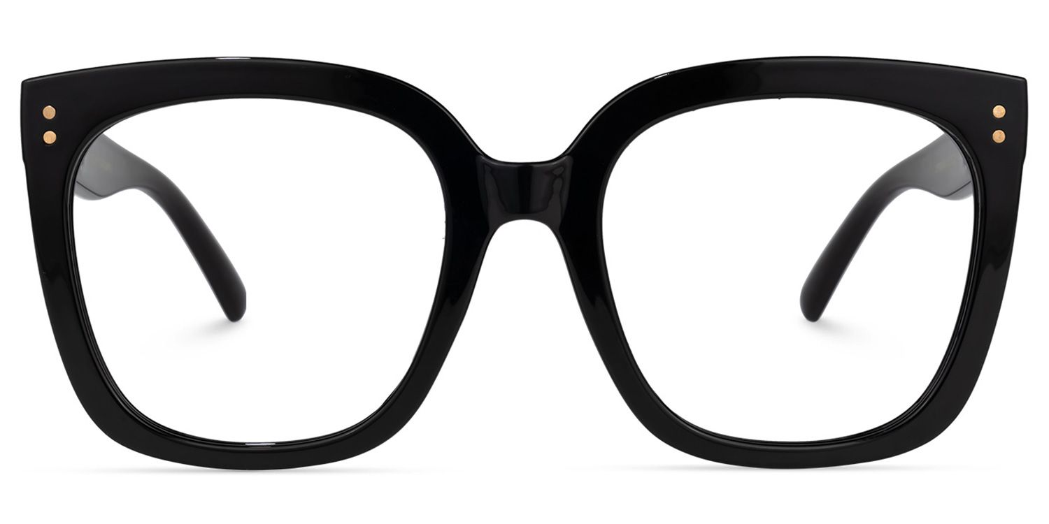 Ebony Square Black Glasses | ZEELOOL Canada0