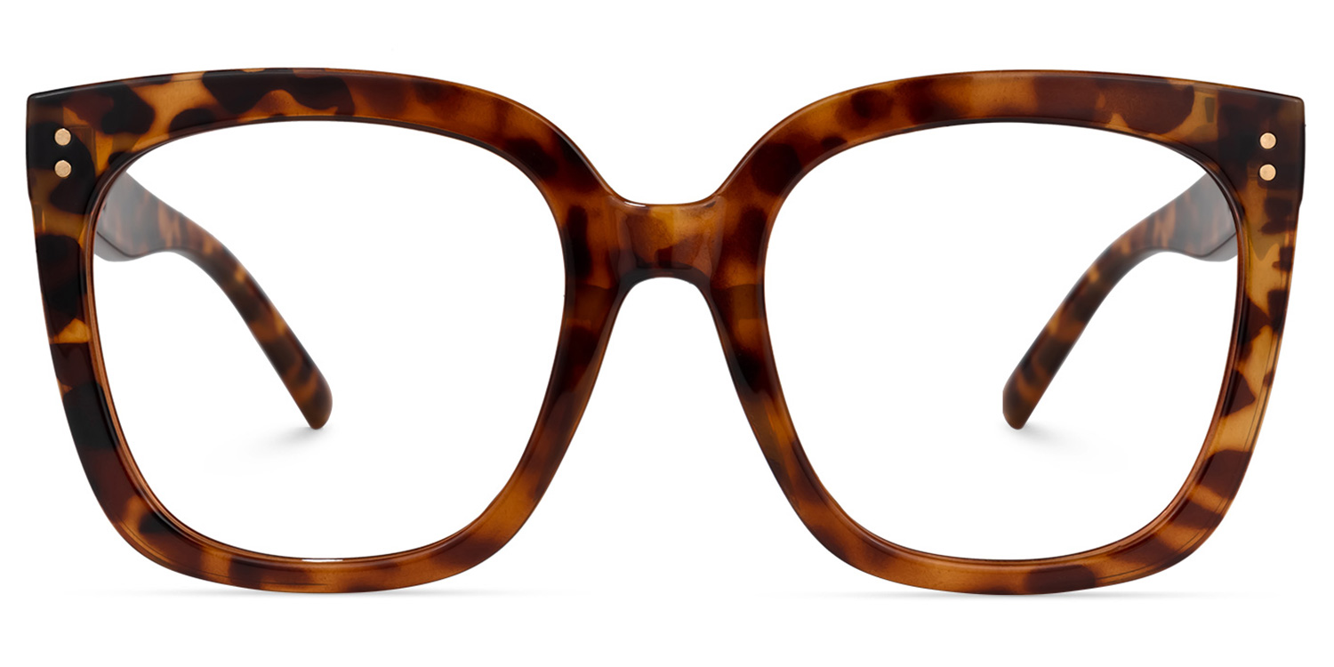 Ebony Square Tortoise Glasses