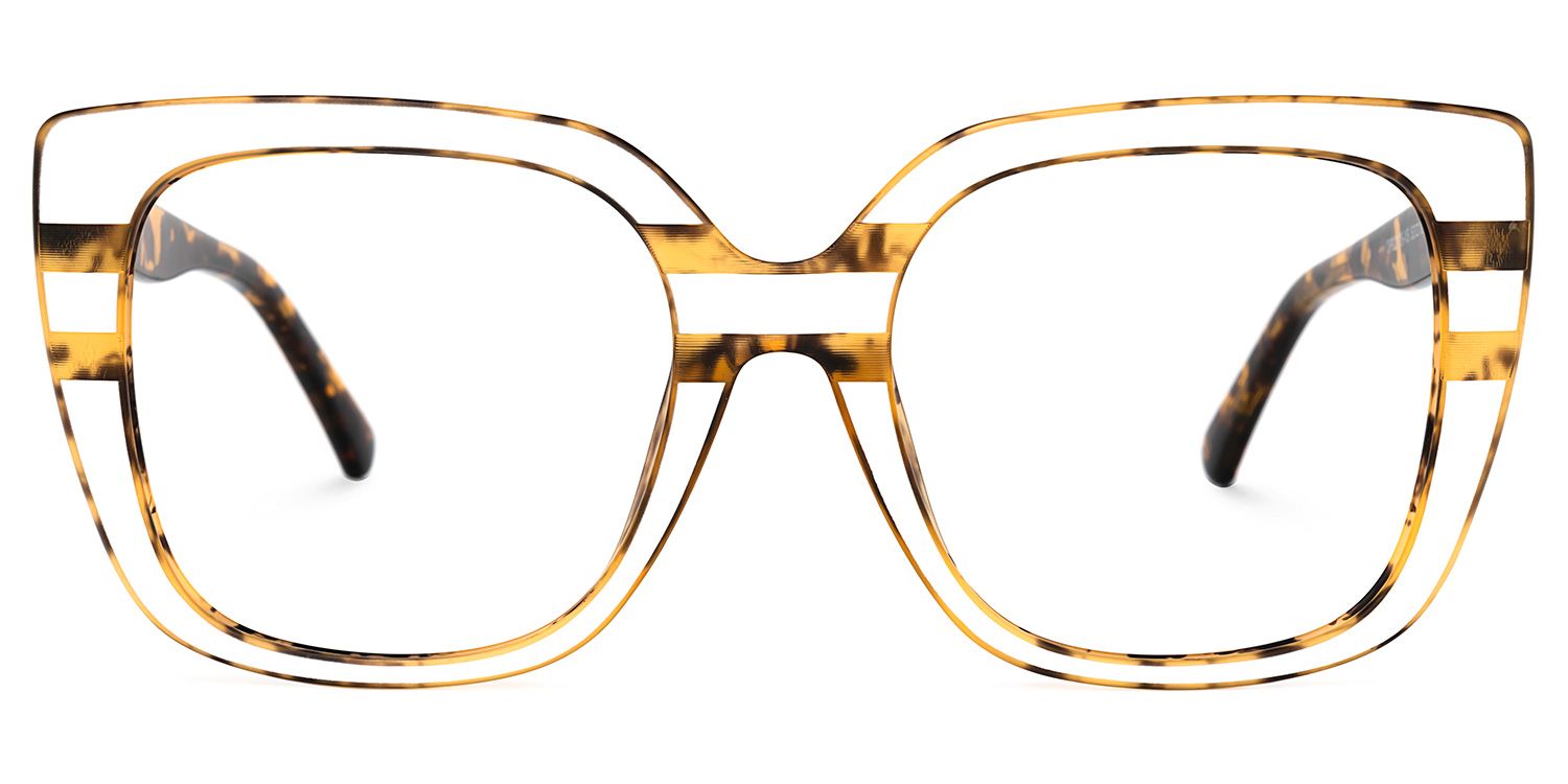 Brenda Square Light-Tortoise Glasses | ZEELOOL Canada0