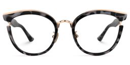 Laraine Cat Eye Light-Tortoise Glasses0