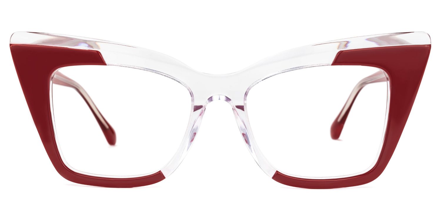 Mindya Cateye Red Glasses | ZEELOOL Canada0